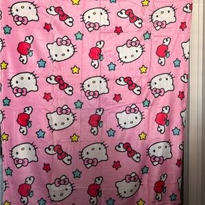 🌸 NEW Hello Kitty Plush Throw Blanket – Pink – Super Soft & Cute 🌸